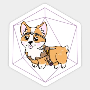 Corgi Stargazer | Sorcerer | Alchemist | Astrology | DND Dog Sticker